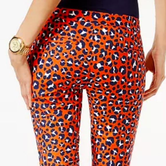 MICHAEL Michael Kors "Miranda" Animal Print Skinny Pants- Sz. 2 - Picture 3 of 11